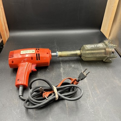 VM Vtg Black & Decker 3/8'' Variable Speed Drill w Drill Guide TESTED WORKS