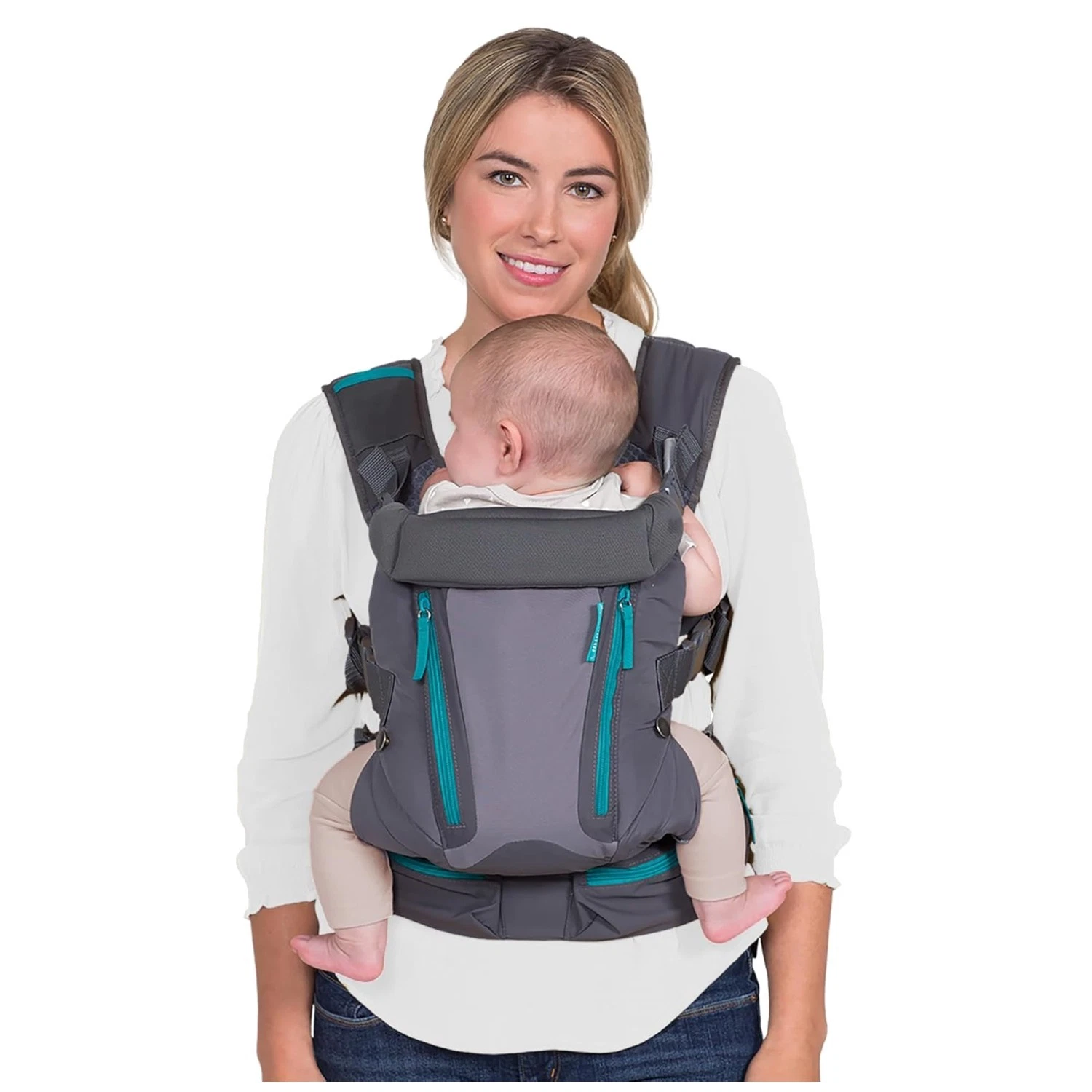 Multi-Pocket Baby Carrier for Newborn to Toddler