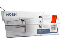 Moen Liso Single Handle Bathroom Faucet in Spot Resist Brushed Nickel 84540SRN