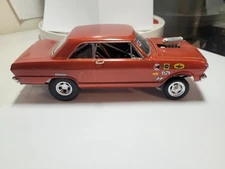 Killer Adult built 1965 Chevy ll Nova GASSER Street Machine model car 1/25