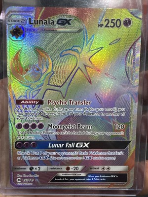 Pokmon - Lunala GX - 153/149 Sun & Moon Base Set - Secret Rare - Double  Sleeved | eBay