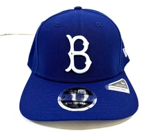Brooklyn Dodgers MLB NE Cooperstown Stretch-Snapback Hat~Royal Blue/White