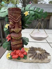 Yankee Candle TIKI Hanging Wax Warmer Tea Light Cup  Hawaiian  Tropical  EUC