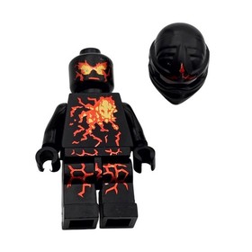 Lego Ninjago NRG Cole Rise of the Snakes Minifigure 9572 No Spinner