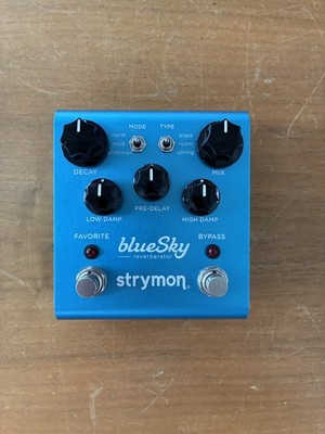 Strymon BlueSky Reverberator V1 - Reverb Effektpedal - Hall