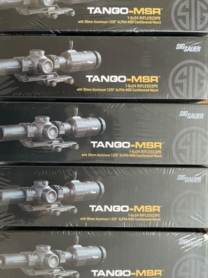 SIG SAUER TANGO-MSR LPVO 1-6x24mm Riflescoupe - Black (SOT61000