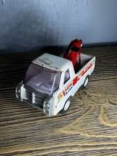 Vintage Buddy L Exxon Happy Motoring Tow Truck Wrecker Pressed Steel