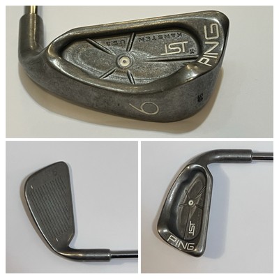 Ping ISI 6 Iron White Dot RH Z-Z65 Cushin Stiff Steel Shaft, 37.5  Ping Grip