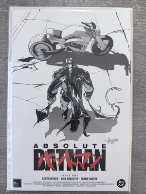 Absolute Batman #1 | Akira Homage | B&W Sketch Edition LTD 2000 | Limited 