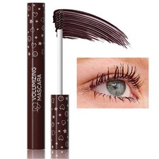 Brown Mascara Volume and Length Waterproof Mascara Hypoallergenic Smudge-proo...