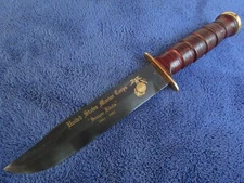 VINTAGE ORIGINAL USMC MK2 FIGHTING KNIFE 1941-1991 COMMEMORATIVE DAGGER CAMILLUS