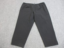 Eileen Fisher Pants Womens 1X Black Straight Leg Stretch Dress Twill Career