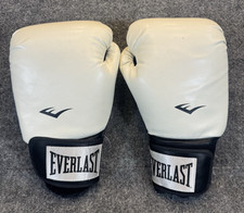 Everlast Boxing Gloves White Black Training S...