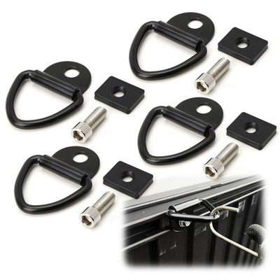 #ad 4 Truck Bed Rail Tie Down D Ring Cargo Cleat For Tacoma Tundra $27.59