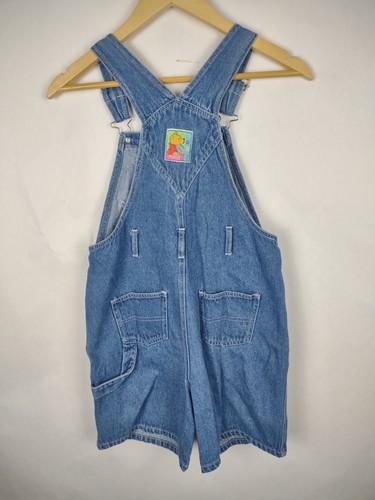 Vintage Embroidered Winnie The Pooh Disney Denim Blue Overalls Size Youth 12 - Picture 6 of 8