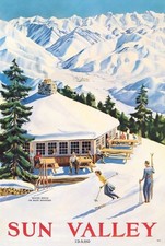 Sun Valley Idaho Ski Resort Theme NEW Sign: 12x18" USA STEEL XL