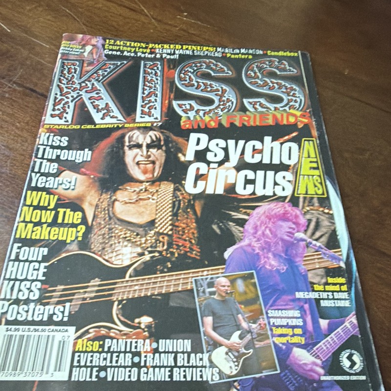 Starlog KISS and Friends Psycho Circus October 1998 #7 Illustrated English