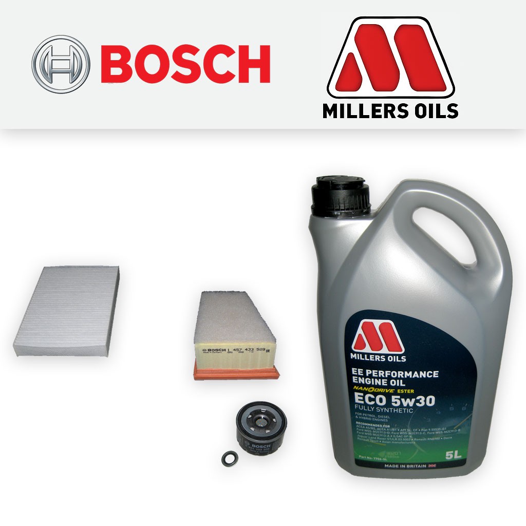 SERVICE KIT for RENAULT CLIO MK2 1.4 16V OIL AIR CABIN FILTERS +OIL (2000-2005)