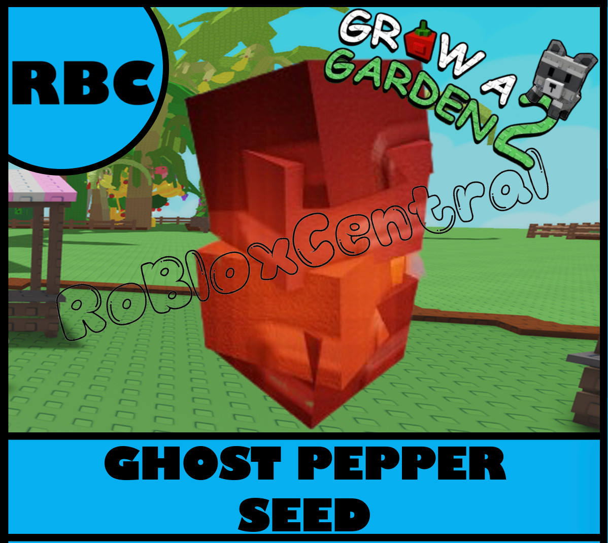 GHOST PEPPER SEED  - CHEAP GROW A GARDEN 2 - SEED