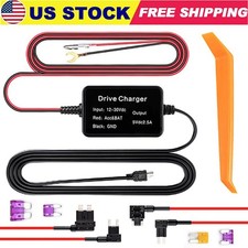 Universal Dash Cam Hardwire Kit Type-C USB Hard Wire Cable Fuse 12V for Car DVR