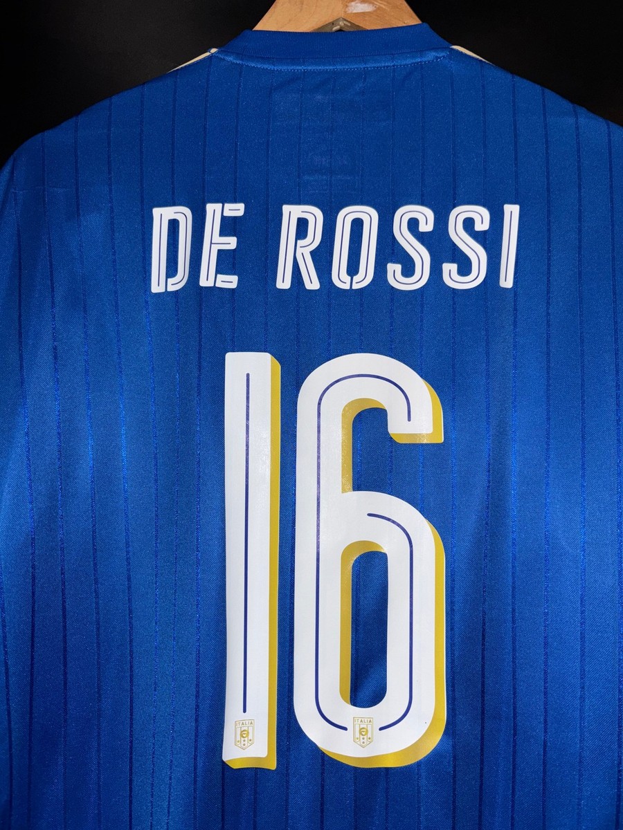 ITALY DE ROSSI 2016-2017 ORIGINAL JERSEY Size 2XL | eBay
