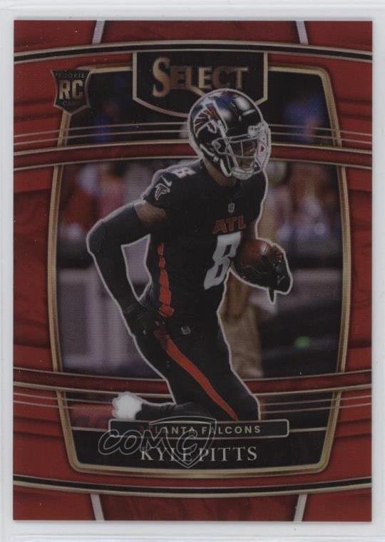 2021 Panini Select Concourse Red Prizm 70/99 Kyle Pitts #46 Rookie RC 16wm