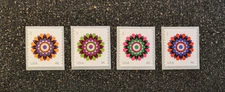 2013USA #4722-4725 46c Kaleidoscope Flowers Coil Set of 4 Singles Mint  MNH