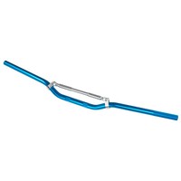 Aluminium Lenker Motorrad Cross Enduro Niedrige Falten 22 Mm Durchmesser Blau