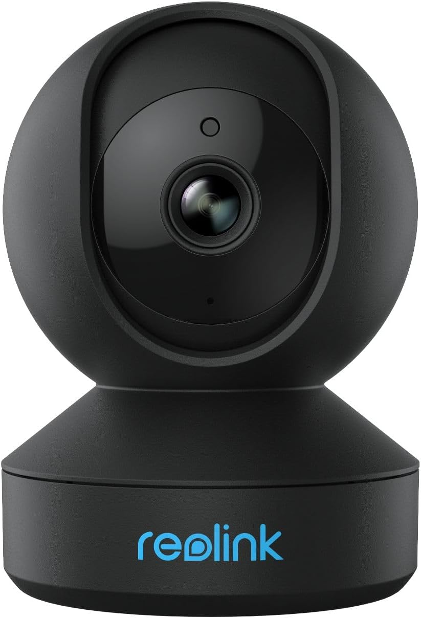 Indoor Security Camera E1 Pro(Black), 4MP Plug-In Pet Camera Support 2.4/5 Ghz W-image