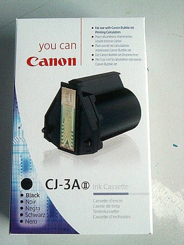 Canon 0136B002AB CJ-3A II Tintenpatrone Schwarz – Standardkapazität, 1er-Pack
