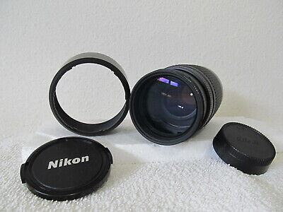 Nikon Nikkor AF 70-300mm 1:4-5.6 G ZOOM Lens w/ 2 Caps & Hood | eBay
