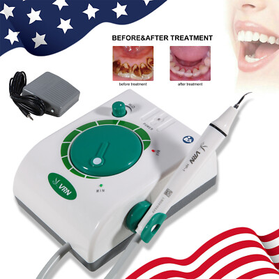 Portable Dental Ultrasonic Piezo Scaler 5*Tips For EMS Woodpecker+Handpiece VRN