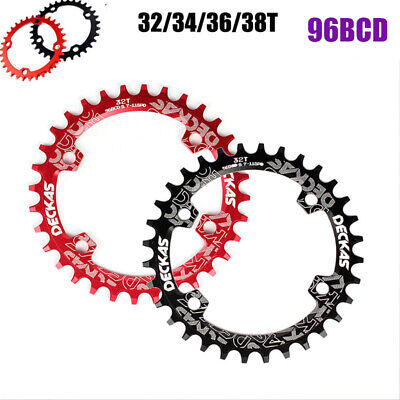 DECKAS MTB Bike 32 34 36 38T Chainring Narrow Wide Round Oval BCD96mm Chain Ring