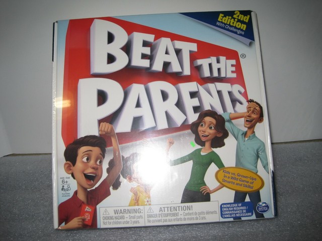 Beat The Parents Kids Vs Grown Ups Trivia Challenge 2nd Ed Family Board 