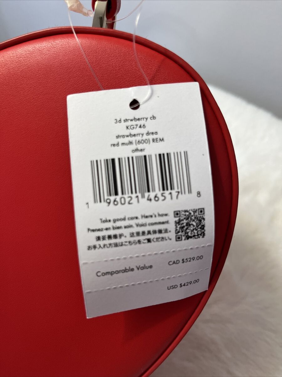 NWT Kate Spade Strawberry Dreams 3D Crossbody Bag Novelty | eBay NWT Kate Spade Strawberry Dreams 3D Crossbody Bag Novelty | eBay