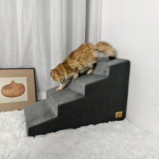 Thich Foam Dog Stairs for Small Dogs & Cats Indoor Balanced Pet Step Dog Ramp