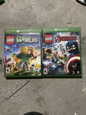LEGO Marvel's Avengers LEGO Worlds Microsoft Xbox One X2 Lego Video Games  883929474097|
