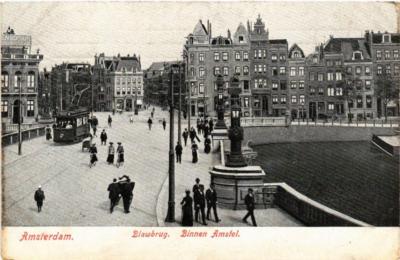 CPA AK AMSTERDAM Blawbrug. Innen Amstel. NIEDERLANDE (624303)