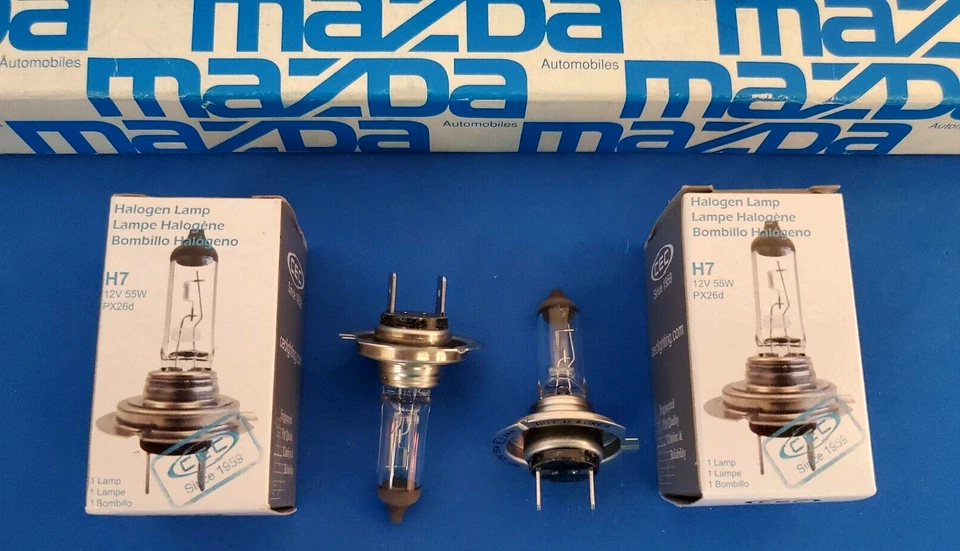 Cantidad. 2 - Nuevas bombillas halógenas CEC H7- 55W para Mazda 3 2004-2009 Foto 2 de 2