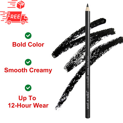 Color Icon Kohl Eyeliner Pencil, Rich Hyper-Pigmented Color, Baby's Got Black