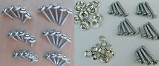 40pcs Chrome Restoration Screw Kit For Old Classic Cartruckwagon Etc