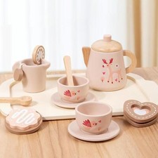 Tea Set Play Kitchen Accessories Toddlers Afternoon Tea Party for Boys Girls