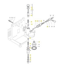 Revisionsset für Brühgruppen E61 ECM Espressomaschinen Art. Nr: ECM8079664