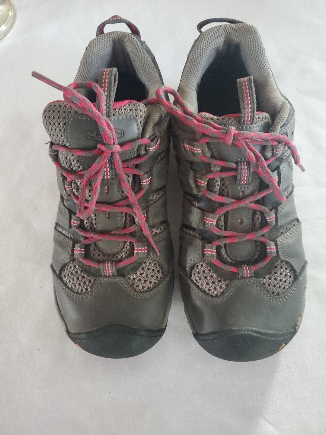 Scarpe da trekking Keen 1011280 donna impermeabili grigio rosa stivali bassi sportivi 7 5M