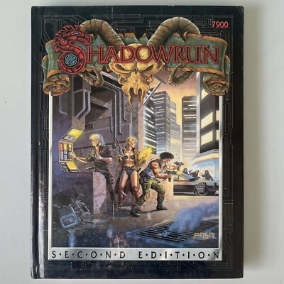 Shadowrun Second Edition 1992 FASA Corporation 7900 RPG