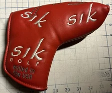 SIK Study In Kinematics Blade Putter Golf Head Cover Red / White