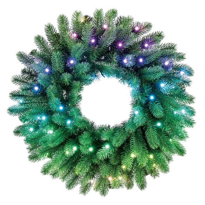 4894907004140 Светодиодный светильник Kranz 50 RGB LED Grner Draht Stecker тип C мерцающий 32590₽