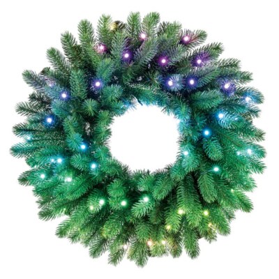 4894907004140 Beleuchteter Kranz 50 RGB LED Grüner Draht Stecker Typ C twinkly