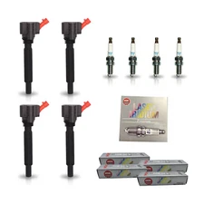 4X Ignition Coil & 4X NGK Iridium Spark Plug for 2015-2018 Jeep Renegade l4 1.4L