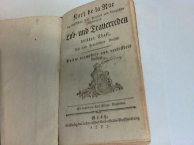 Rue, Karl de la: Der Gesellschaft Jesu Priesters  und Königlichen ...